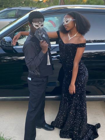 The Black princess Gown